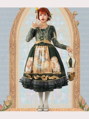 Magic tea party Tulip Escape Classic Lolita Style Dress OP (MP08)